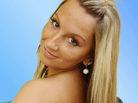 Sexy uk girl, blond hair and naked